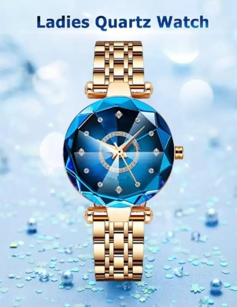 Women's Beautiful Diamond Shape Watch - Fliqbasket