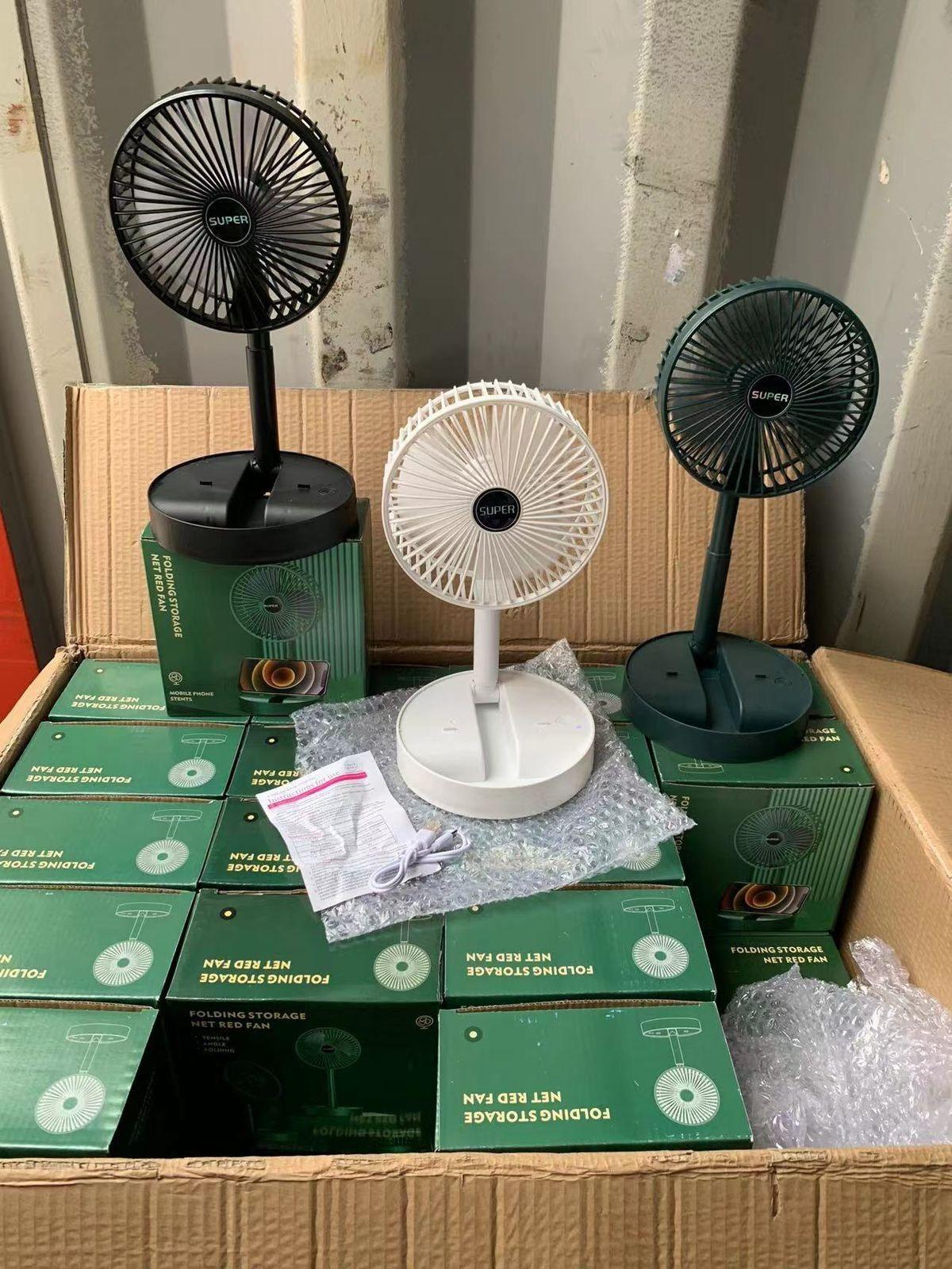 Powerful Rechargeable High Speed Table Desk Fan - Fliqbasket