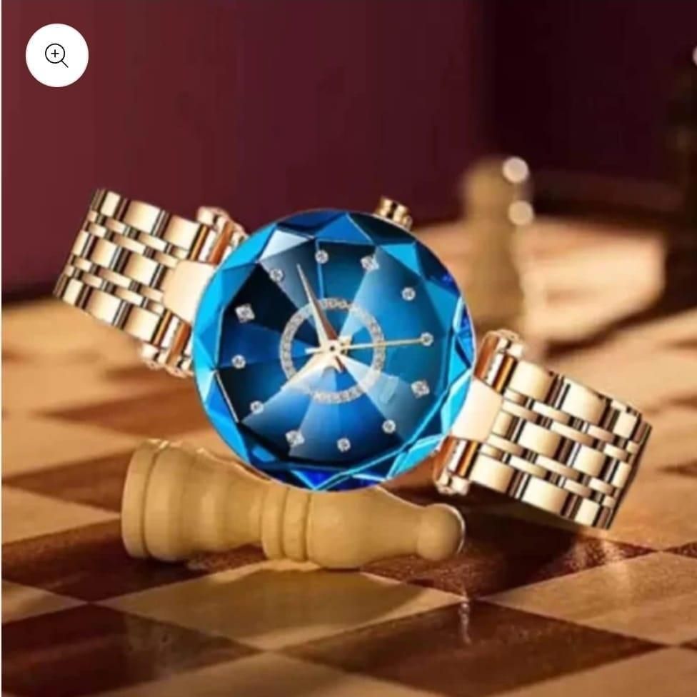 Women's Beautiful Diamond Shape Watch - Fliqbasket