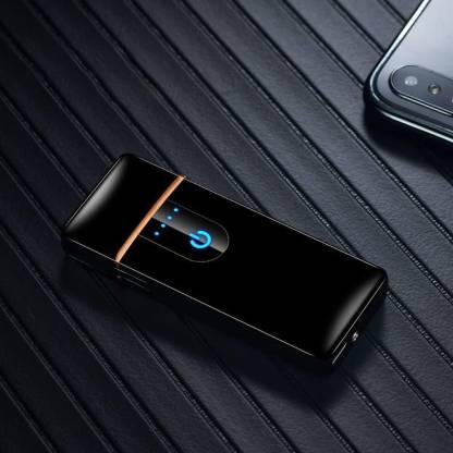 Touch Lighter Waterproof Rechargeable Electric Lighter Battery Indication Touch Screen Sensor Lighter - Fliqbasket