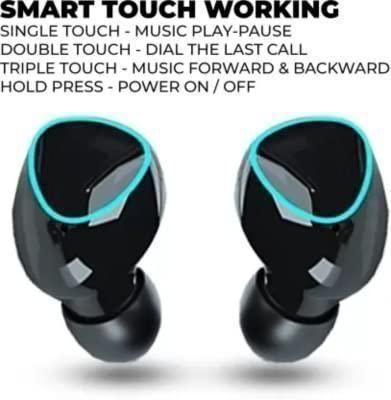 M10 TWS Wireless Earphone Touch Bluetooth Earplugs in The Ear Stereo Sport Headsets Noise Reduction Headphones with Digital Display Black - Fliqbasket