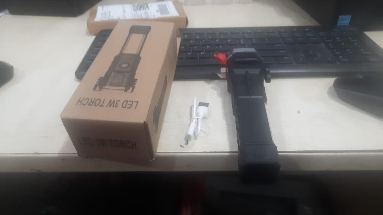 Portable Rechargeable Torch LED Flashlight - Fliqbasket