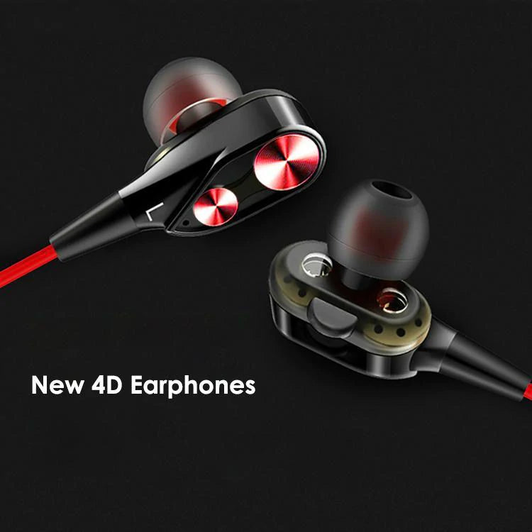 4D Bass Wired Earphone - Fliqbasket