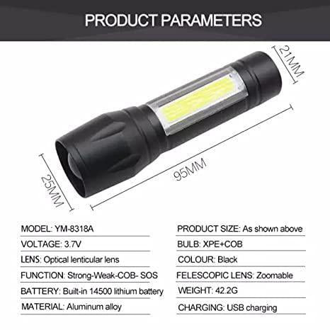 Mini Portable LED Torch - Fliqbasket