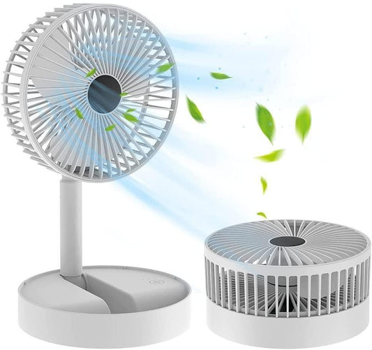 Powerful Rechargeable High Speed Table Desk Fan - Fliqbasket
