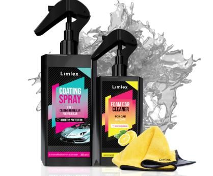 Coating Spray and Foam Car Cleaner 200ml (Combo) - Fliqbasket